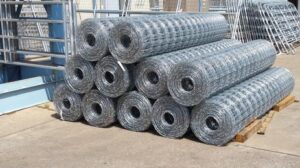 A flexible stainless-steel cable mesh